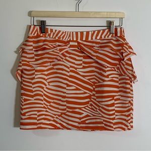 Zebra print Chiffon mini skirt from Korea